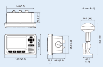 IC-M73EURO - caratteristiche