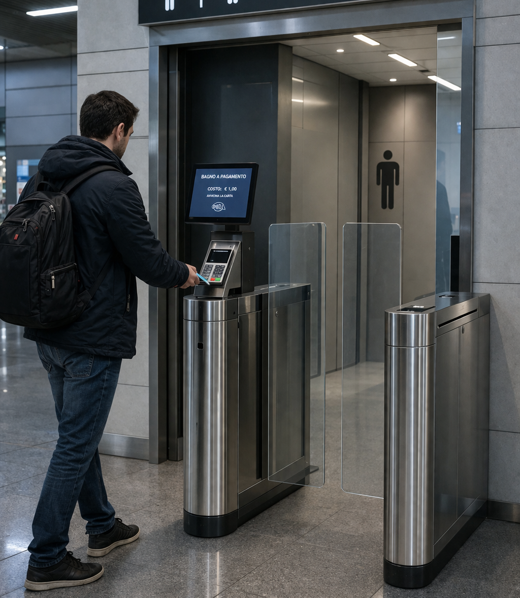 Gestione bagni a pagamento